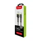 Дата кабель USB 2.0 AM to USB-C 2.0m CBFLEXT2 Black Intaleo (1283126521423) - изображение 2