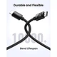 Кабель мультимедийный HDMI to HDMI 3.0m V2.0 Cafule 4K HD119 Ugreen (40102) - изображение 2