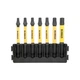 Набор бит DeWALT в касете для Tough Case, FlexTorq, L57 мм,Т15 Т20 2шт. Т25 2шт, Т30,Т40 (DT70825) - изображение 1