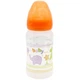 Бутылочка для кормления Baby Team c широким горлом, 250мл 6+ (1002_оранжевый) - изображение 1