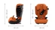 Автокрісло Britax Romer Kidfix i-size Galaxy Black гр. 2-3 4-12 років 2000037173 - зображення 8