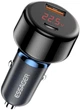 Зарядний пристрій Essager Torch Digital Display Car Charger 65W Blue (ECCPD-HJ03) - зображення 1