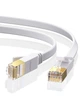 Патч корд Ugreen сетевой кабель Ethernet RJ45 Cat 7 10 Гбит/с 600 МГц 5м White (NW106) - изображение 1