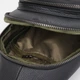 Сумка-слинг мужская кожаная Laras K104040bl Черная (ROZ6400175008) - изображение 6