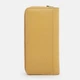 Кошелек женский кожаный для карточек Laras K101090ye Желтый (ROZ6400175017) - изображение 3