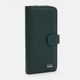 Кошелек женский кожаный для карточек Laras K101090gr Зеленый (ROZ6400175019) - изображение 4