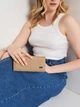 Кошелек кожаный Laras k10a0001latte Бежевый (ROZ6400175015) - изображение 2