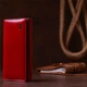 Кошелек женский из экокожи гладкий KIVI 19078 Малиновый - изображение 8