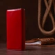 Кошелек женский из экокожи гладкий KIVI 19078 Малиновый - изображение 9