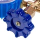 Манометрический коллектор 2- вентильный XM-R560G R-22 (R-12 R-502) + шланги 3шт.x1500mm - изображение 5