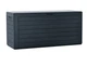 Садовий ящик-скриня для зберігання PROSPERPLAST Woodebox MBWL280-S433 антрацит - зображення 1