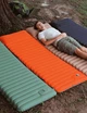 Надувний туристичний килимок, матрац 40DNylon/TPU з подушкою Зелений - зображення 2