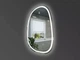 Зеркало DEVIT Style 5415080 83 х 53 см с LED-подсветкой и сенсорным выключателем - изображение 3