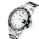 Мужские часы Skmei 0992 S Robby Steel Серебристые с белым циферблатом - изображение 8