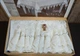 Льняная скатерть с ранером Selin Cagla Set 160×350+12 салфеток Кремовая - изображение 3