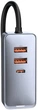 Автомобільний зарядний пристрій Baseus 2USB + 2Type-C Share Together with Extension Cord 120W (CCBT-A0G) - зображення 4