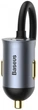 Автомобільний зарядний пристрій Baseus 2USB + 2Type-C Share Together with Extension Cord 120W (CCBT-A0G) - зображення 5