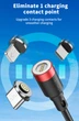 Магнітний кабель USLION USB Type-C 3A для швидкої зарядки та передачі данних Red 1м (US0163R.1) - зображення 11