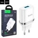 Сетевое зарядное устройство Hoco N1 1xUSB 2.4A кабель USB–Lightning в комплекте белое (AW-2348) - изображение 3