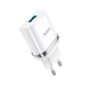 Сетевое зарядное устройство Hoco N1 1xUSB 2.4A кабель USB–Lightning в комплекте белое (AW-2348) - изображение 4