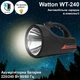 Ліхтар акумуляторний світлодіодний з ручкою Watton WT-240 20 W прожекторний ліхтарик переносний - зображення 3