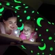 Плед, що світиться в темряві, плюшеве покривало Blanket kids Magic Star 150х100 см флісова ковдра Gray - зображення 8
