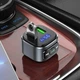 Автомобильный FM модулятор трансмиттер Hoco E67 BT5.0/2USB/3A/QC с быстрой зарядкой - изображение 7