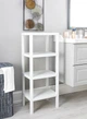 Стеллаж этажерка на 4 полки, M&T Displays, пластик, 38х29х100 см, белый - изображение 2