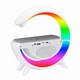 Багатофункціональна смарт лампа RGB нічник AS-K10 з бездротовою зарядкою для телефона Bluetooth колонкою та будильником 3в1 - зображення 4