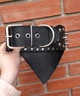 Кожаный ошейник-бандана с шипами Lockdog M(30-44 см) 000240059 - изображение 4