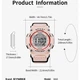 Электронные часы Synoke Waterproof с подсветкой pink - изображение 3