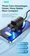 Швидкий зарядний пристрій Toocki GaN 65W QC4.0 PD3.0 TypeC+USB для смартфона планшета ноутбука (6975600785067) - зображення 5