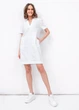 Белое льняное мини платье Calvin Klein 32 CK00017 - изображение 2