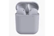 Беспроводные наушники Inpods 12 с микрофоном матовые сенсорные I12 tws grey - изображение 1