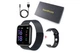 Смарт часы T80s с двумя ремешками тонометром и пульсометром Smart Watch black - изображение 1