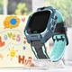 Детские смарт часы Q19 smart baby watch green с сим картой зеленый с украинским языком - изображение 5