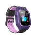 Детские смарт часы Q19 smart baby watch purple с сим картой и украинским языком - изображение 2