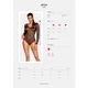 Боди Obsessive B124 body S/M Черный - изображение 5
