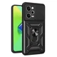 Чехол Logarm Kvadrat Ring Lock для Xiaomi Poco X5 Pro 5G / Redmi Note 12 Pro 5G Черный - изображение 1