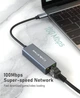 Кабель Cabletime USB-C - RJ45 100Mbps Ethernet, 0.15 м Space Grey (CB53G) - изображение 3