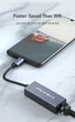 Кабель Cabletime USB-C - RJ45 100Mbps Ethernet, 0.15 м Space Grey (CB53G) - изображение 5