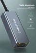 Кабель Cabletime USB-C - RJ45 100Mbps Ethernet, 0.15 м Space Grey (CB53G) - изображение 7