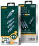 Кабель 3 в 1 Proda Azeada PD-B74th Lightning 2.4 A Type-C 6 A Micro USB 2.4 А с передачей данных 1.3 метра Black (PD-B74th-BK) - изображение 2