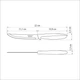 Кухонный нож Tramontina Plenus Light Grey 127 мм (23431/135) - изображение 3