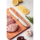 Кухонный нож Tramontina Plenus Light Grey Meat 152 мм (23423/136) - изображение 4