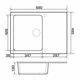 Мойка кухонная GRANADO SALAMANKA white (gr0605) - изображение 6