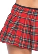 Костюм школярки Leg Avenue Miss Prep School Червоний S/M - зображення 6