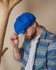 Кепка Восьмиклинка "Васильки", хулиганка, Острые козырьки льон р. 58 - изображение 3
