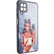 TPU+PC чохол Prisma Ladies для Samsung Galaxy M53 5G Black in White - зображення 1