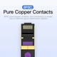 Патч-корд RJ45-RJ45 Vention LAN CAT7 SFTP 10Gbps 600MHz Copper PVC Flat 1.5m Black (ICABG) - изображение 6
